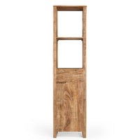 Boekenkast Sophie 55 mangohout smal en hoog