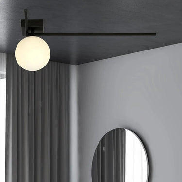 IMAGO 1-lichts plafondlamp - Wit glas
