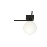 IMAGO 1G 1-lichts plafondlamp - Wit glas - Zwart frame - Mooier Thuis