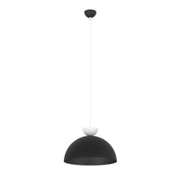 LUNARO 1-lichts hanglamp - Zwart metaal - Mooier Thuis