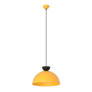 LUNARO 1L 1-lichts hanglamp - Oranje metaal - Mooier Thuis