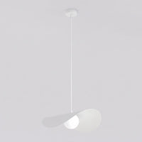 Ritual hanglamp wit glas 1-lichts groot