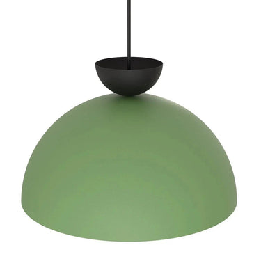 LUNARO 1L 1-lichts hanglamp - Groen metaal