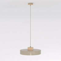 Kivi hanglamp hout 1-lichts mokka naturel groot