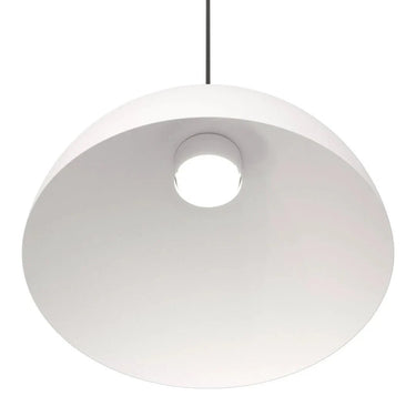 LUNARO 1-lichts hanglamp - Wit metaal