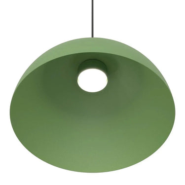 LUNARO 1L 1-lichts hanglamp - Groen metaal