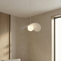 Ritual hanglamp wit glas 1-lichts groot