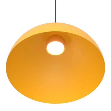 LUNARO 1L 1-lichts hanglamp - Oranje metaal