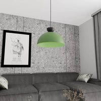 LUNARO 1L 1-lichts hanglamp - Groen metaal - afbeelding 2