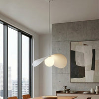 Ritual hanglamp wit glas 1-lichts groot hanglamp met lampenkap - afbeelding 5