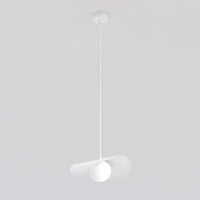 Ritual hanglamp wit glas 1-lichts medium