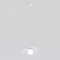 Ritual hanglamp wit glas 1-lichts medium