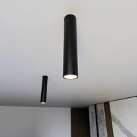 Emibig TECNO 1M 1-lichts plafondlamp - Zwart - Mooier Thuis