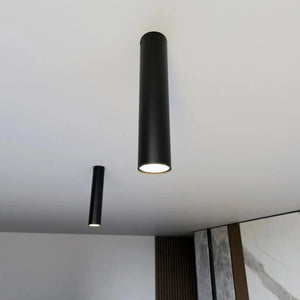 TECNO 1M 1-flammige Deckenleuchte - Schwarz