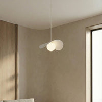 Ritual hanglamp wit glas 1-lichts medium