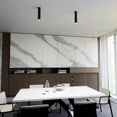 TECNO 1M 1-lichts plafondlamp - Zwart