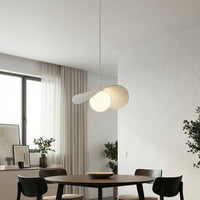 Ritual hanglamp wit glas 1-lichts medium hanglamp met lampenkap - afbeelding 5
