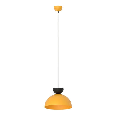 LUNARO 1S 1-lichts hanglamp - Oranje metaal