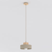 Kivi hanglamp hout 1-lichts mokka naturel klein