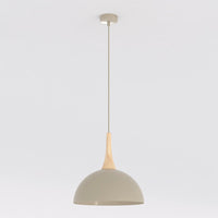 Nautica hanglamp hout 1-lichts mokka naturel klein