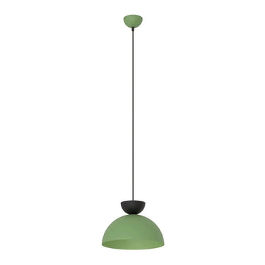 LUNARO 1S 1-lichts hanglamp - Groen metaal
