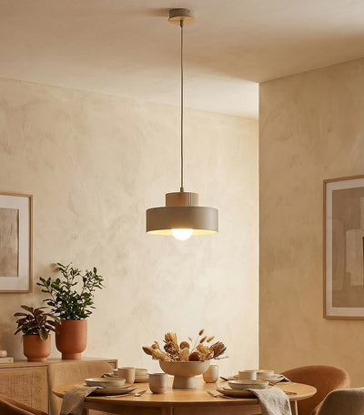 Kivi hanglamp hout 1-lichts mokka naturel klein