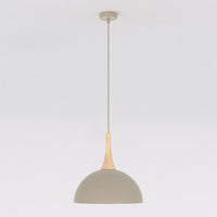 Nautica hanglamp hout 1-lichts mokka naturel klein