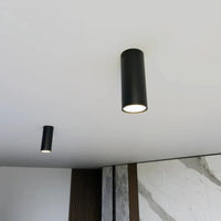 Emibig TECNO 1S 1-lichts plafondlamp - Zwart - Mooier Thuis