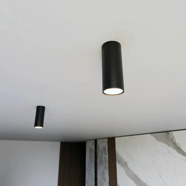 TECNO 1S 1-lichts plafondlamp - Zwart