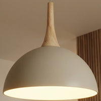 Nautica hanglamp hout 1-lichts mokka naturel klein