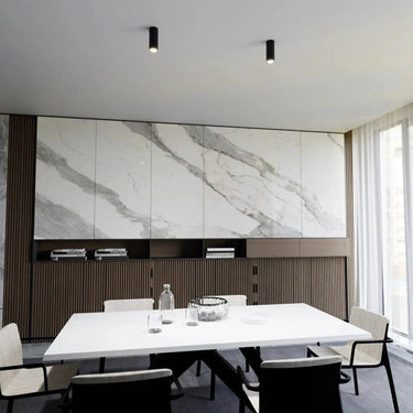 TECNO 1S 1-lichts plafondlamp - Zwart