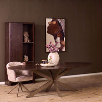Eiken Eettafel Ferris Ovaal 180 cm