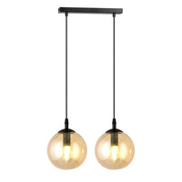COSMO 2-lichts hanglamp - Amber glas - Mooier Thuis