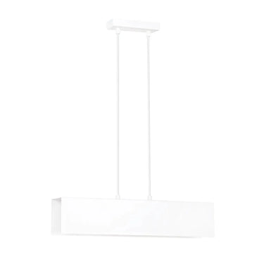 GENTOR 2-lichts hanglamp - Wit frame