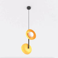 VANILLA 2-lichts hanglamp - Oranje glas - Mooier Thuis