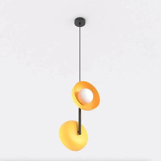 VANILLA 2-lichts hanglamp - Oranje glas - Mooier Thuis