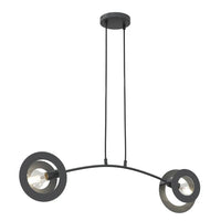 EUPHORIA 2-lichts hanglamp - Zwart frame - Mooier Thuis