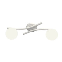 OPUS 2-lichts plafondlamp - Wit glas - Mooier Thuis