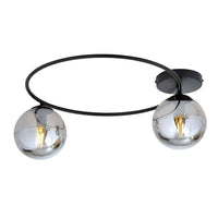 SOPRA 2-lichts plafondlamp - Smoked glas - Mooier Thuis