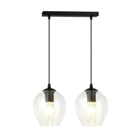 ISTAR 2-lichts hanglamp - Helder glas - Mooier Thuis