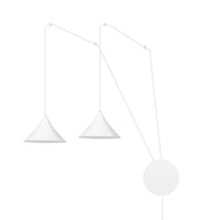 ABRAMO 2-lichts hanglamp – Wit - Mooier Thuis