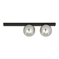 FIT 2-lichts plafondlamp - Smoked glas - Mooier Thuis