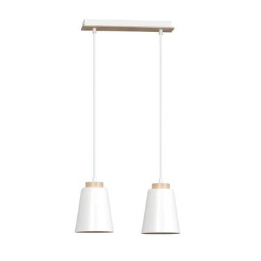 BOLERO 2-lichts hanglamp - Wit