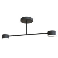 HALO 2-lichts plafondlamp - Zwart - Mooier Thuis