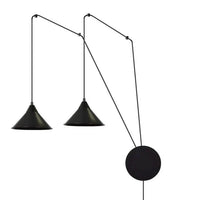 ABRAMO 2-lichts hanglamp - Zwart metaal - Mooier Thuis