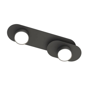 STILO 2-lichts plafondlamp - Zwart
