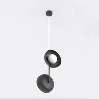 VANILLA 2-lichts hanglamp - Zwart met wit - Mooier Thuis