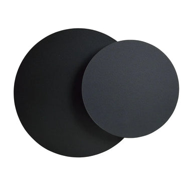 CIRCLE 1-lichts wandlamp - Zwart frame