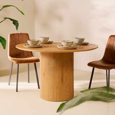 Eettafel Nora - Ø120cm Naturel