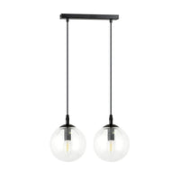Emibig COSMO 2-lichts hanglamp - Helder glas
